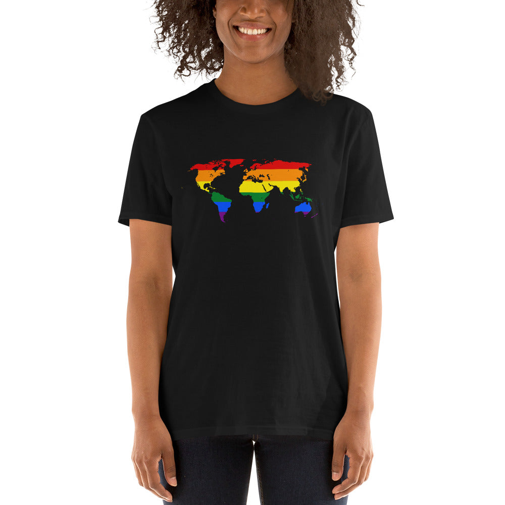 Weltkarte Unisex-T-Shirt