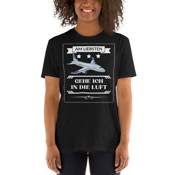 Geh in die Luft Unisex-T-Shirt