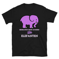 Lila Elefant Unisex-T-Shirt