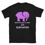 Lila Elefant Unisex-T-Shirt