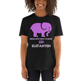 Lila Elefant Unisex-T-Shirt