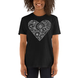 Mandala Herz Unisex-T-Shirt