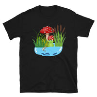 Teich mit Frosch Unisex-T-Shirt