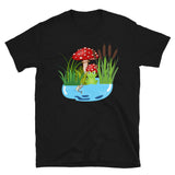 Teich mit Frosch Unisex-T-Shirt