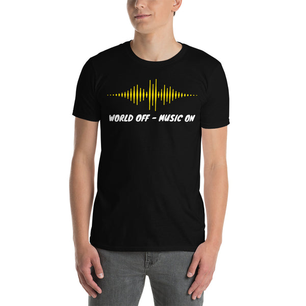 World off music on Unisex-T-Shirt