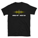 World off music on Unisex-T-Shirt