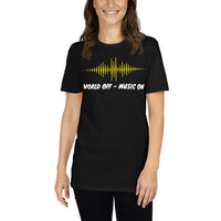 World off music on Unisex-T-Shirt