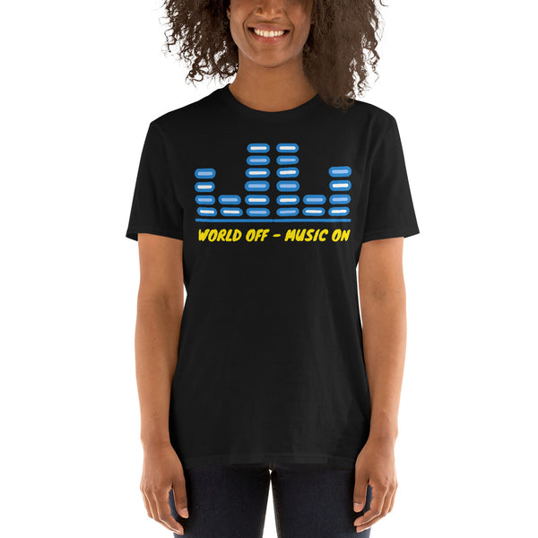 Worl off music on T-Shirt