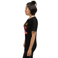 Santa Claus, merry christmas, Kurzärmeliges Unisex-T-Shirt