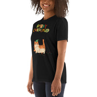 Weihnachtsmann T-Shirt, Weihnachten Shirt, Geschenk Weihnachten, personalisiertes T-Shirt, Kurzärmeliges Unisex-T-Shirt