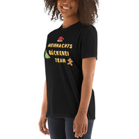 Weihnachtsbäckerei Team, Weihnachtsmann T-Shirt, Weihnachten Shirt, Geschenk Weihnachten, personalisiertes T-Shirt, Kurzärmeliges Unisex-T-Shirt