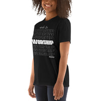 Workship Kurzärmeliges Unisex-T-Shirt