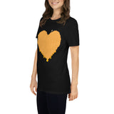 Honig Herz Kurzärmeliges Unisex-T-Shirt
