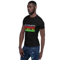 Juneteeth Kurzärmeliges Unisex-T-Shirt