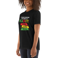 Blackity Kurzärmeliges Unisex-T-Shirt