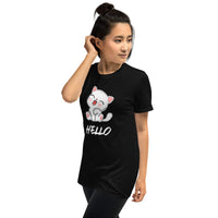 Hello Cat Unisex-T-Shirt
