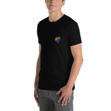 Regenbogen Herz Unisex-T-Shirt