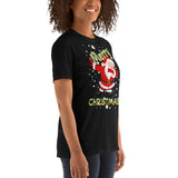 Merry Christmas, Santa Claus, Holy night, kurzärmeliges Unisex-T-Shirt