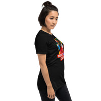 Santa Claus, merry christmas, Kurzärmeliges Unisex-T-Shirt