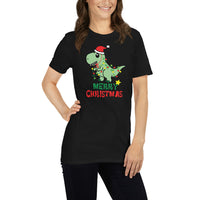 Drache, Weihnachtsmann T-Shirt, Weihnachten Shirt, Geschenk Weihnachten, personalisiertes T-Shirt, Kurzärmeliges Unisex-T-Shirt