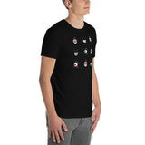 Weihnachtgsfiguren, Kurzärmeliges Unisex-T-Shirt