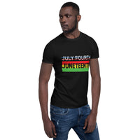 Juneteeth Kurzärmeliges Unisex-T-Shirt