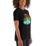 Teich mit Frosch Unisex-T-Shirt