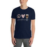 Love - Peace - Coffee Unisex-T-Shirt