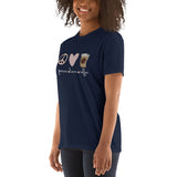 Love - Peace - Coffee Unisex-T-Shirt