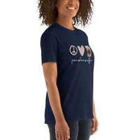 Love - Peace - Coffee Unisex-T-Shirt
