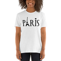 Paris, Kurzärmeliges Unisex-T-Shirt