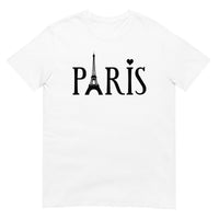 Paris, Kurzärmeliges Unisex-T-Shirt