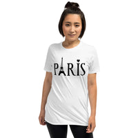 Paris, Kurzärmeliges Unisex-T-Shirt