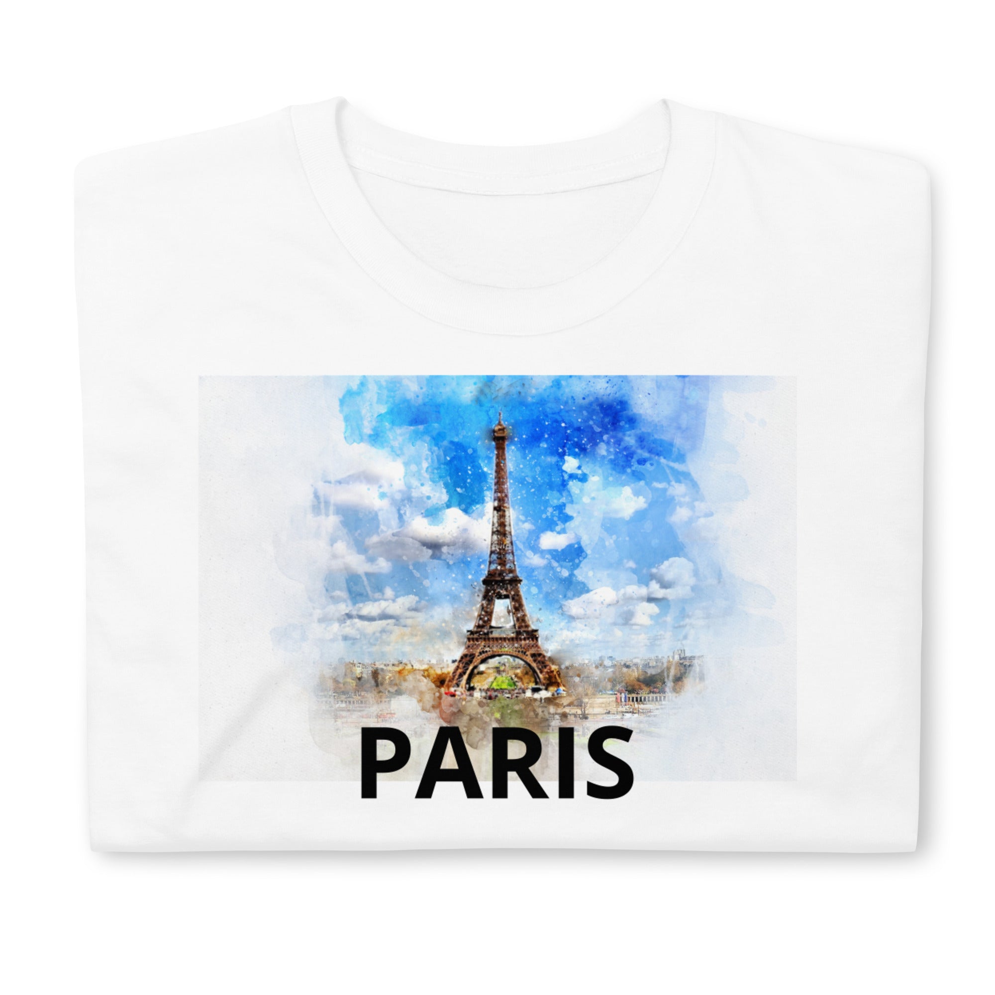 Paris, Kurzärmeliges Unisex-T-Shirt