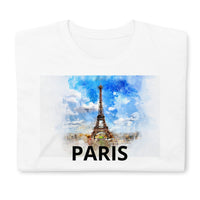 Paris, Kurzärmeliges Unisex-T-Shirt
