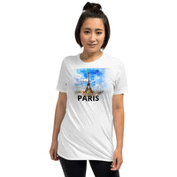 Paris, Kurzärmeliges Unisex-T-Shirt