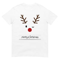 Renntier, christmas, holy night, Kurzärmeliges Unisex-T-Shirt