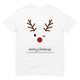 Renntier, christmas, holy night, Kurzärmeliges Unisex-T-Shirt