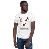 Renntier, christmas, holy night, Kurzärmeliges Unisex-T-Shirt