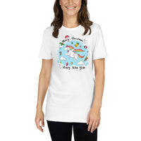 Weihnachten, Kurzärmeliges Unisex-T-Shirt