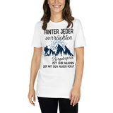Verrückte Bergsteigerin Unisex-T-Shirt