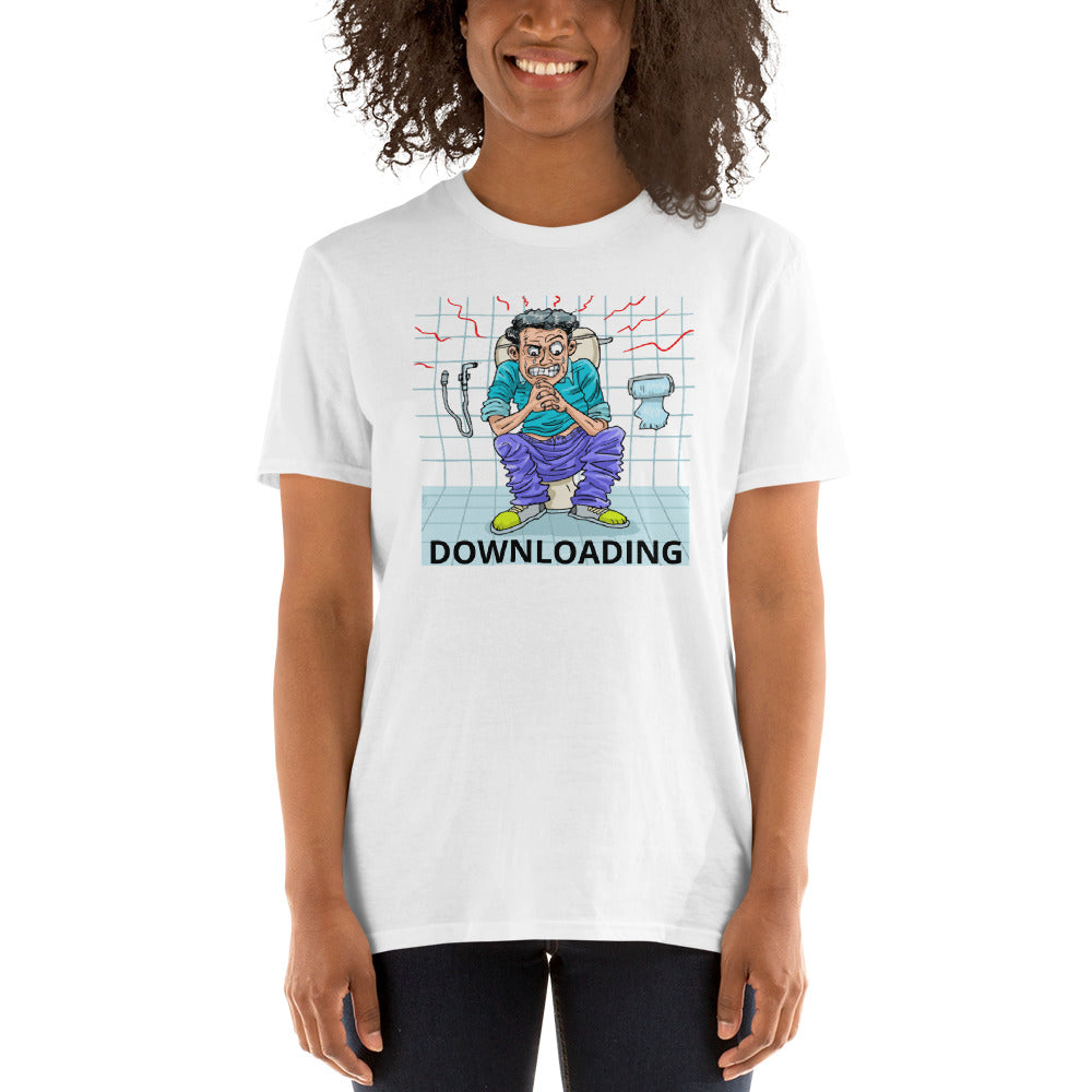 Downloading Unisex T-Shirt
