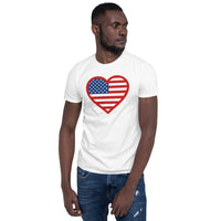 USA Herz Unisex-T-Shirt