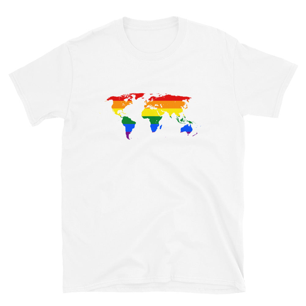 Weltkarte Unisex-T-Shirt