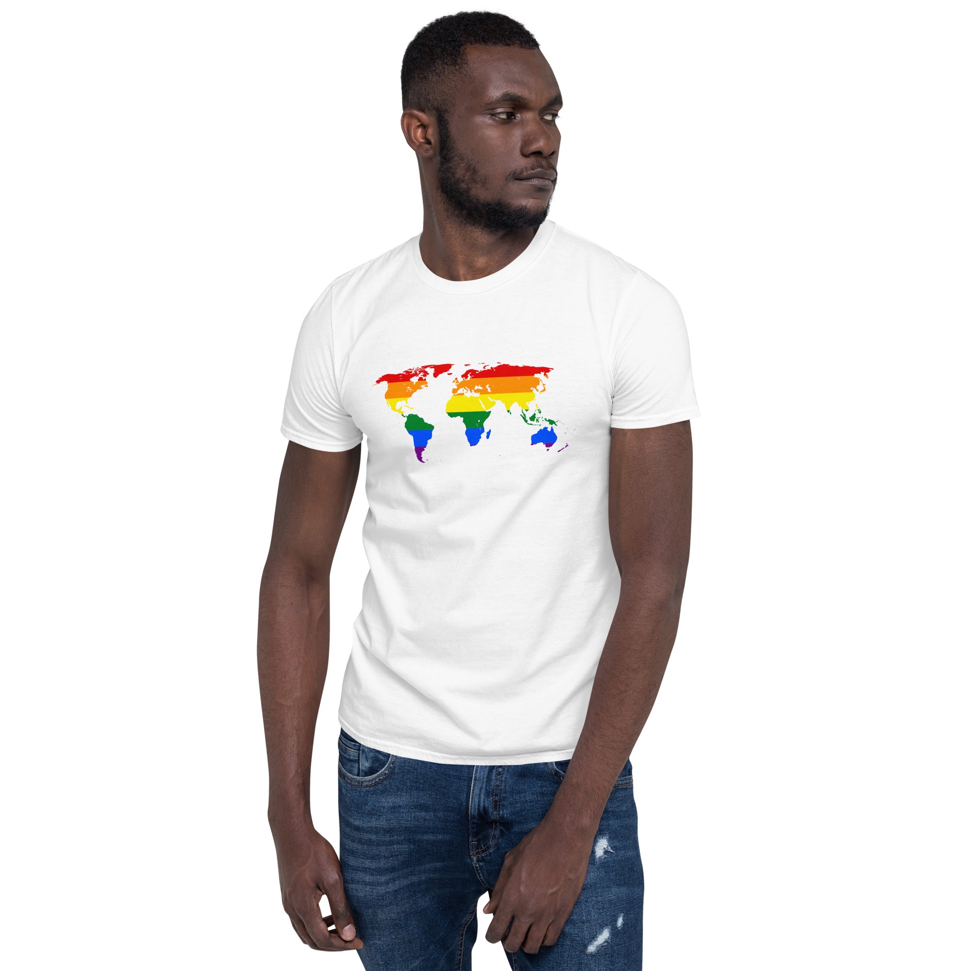 Weltkarte Unisex-T-Shirt