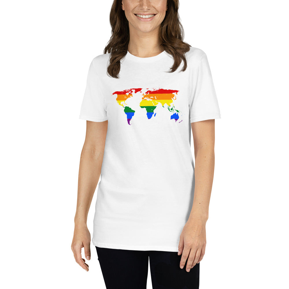 Weltkarte Unisex-T-Shirt