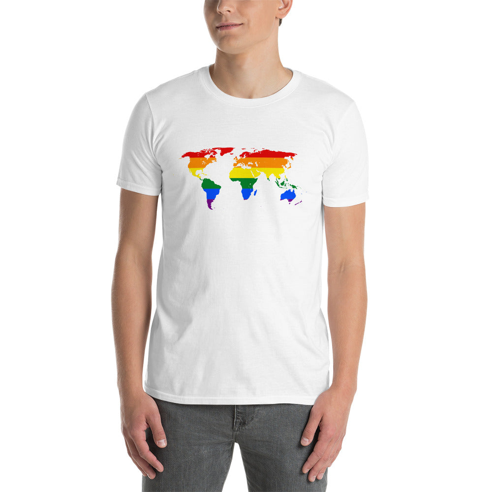 Weltkarte Unisex-T-Shirt