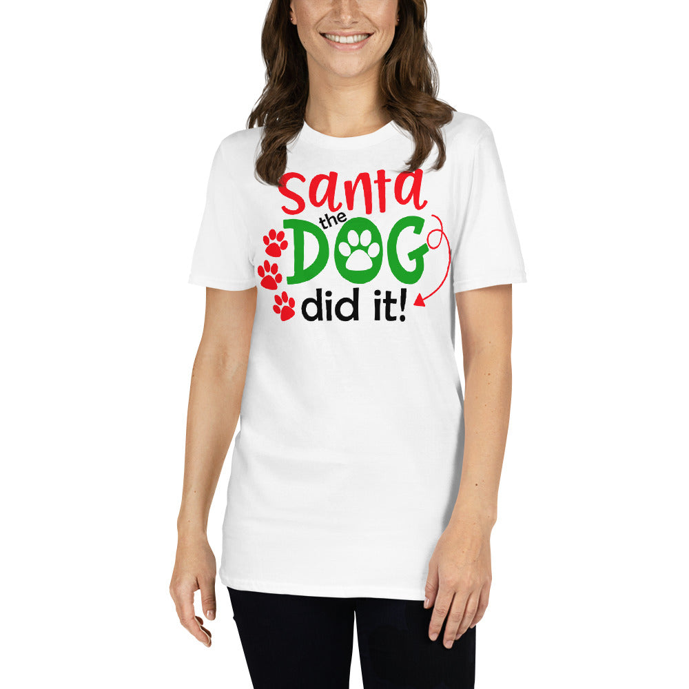 Santa the dog Unisex T-Shirt