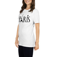 Paris, Kurzärmeliges Unisex-T-Shirt