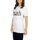 Paris, Kurzärmeliges Unisex-T-Shirt
